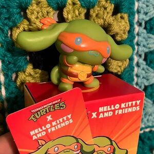 New Hello Kitty Cinnamoroll Ninja Turtles Collectible Figure with Box and Card
